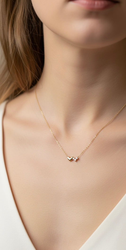 Two hearts necklace