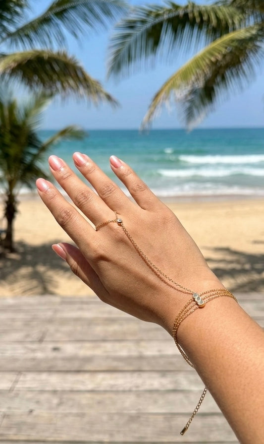 Sun link hand chain